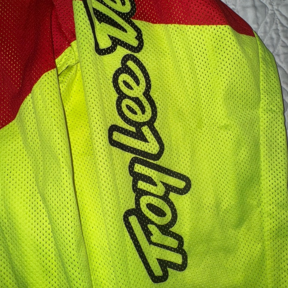 Troy Lee Designs Neon Yellow Jersey Sku024 - Picture 4 of 7